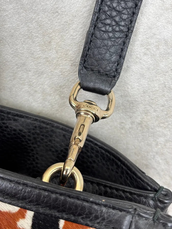 SS2006 Gucci Brown Pony Hair Leather Bamboo Bag by Frida Giannini pVlxqRX 14