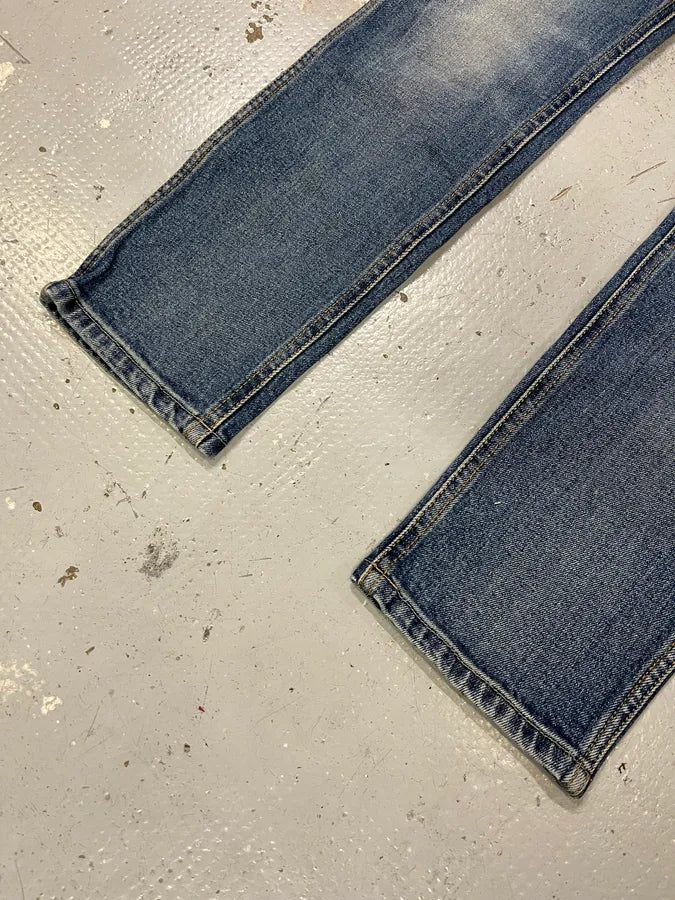 Gucci MBL Yankees Blue Slim Denim Jeans IOpFwtp 3