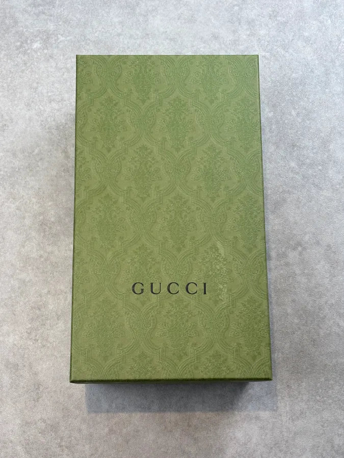 Gucci Millennial Ribot Logo Leather Loafers Black ZjxdCat 14