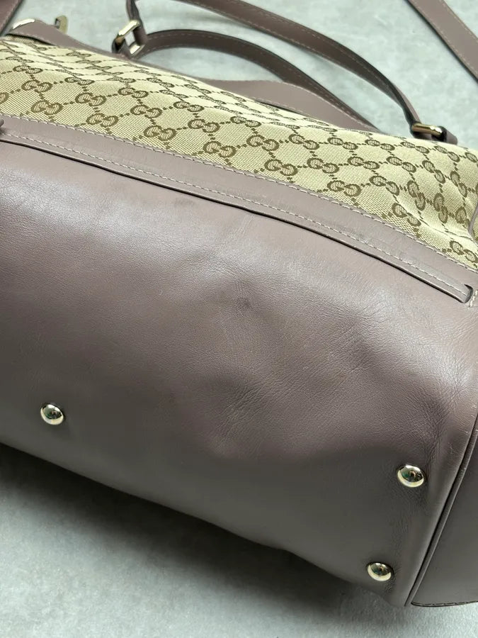 SS2011 Gucci Monogram Beige Abbey Bag by Frida Giannini lfrrnDl 9
