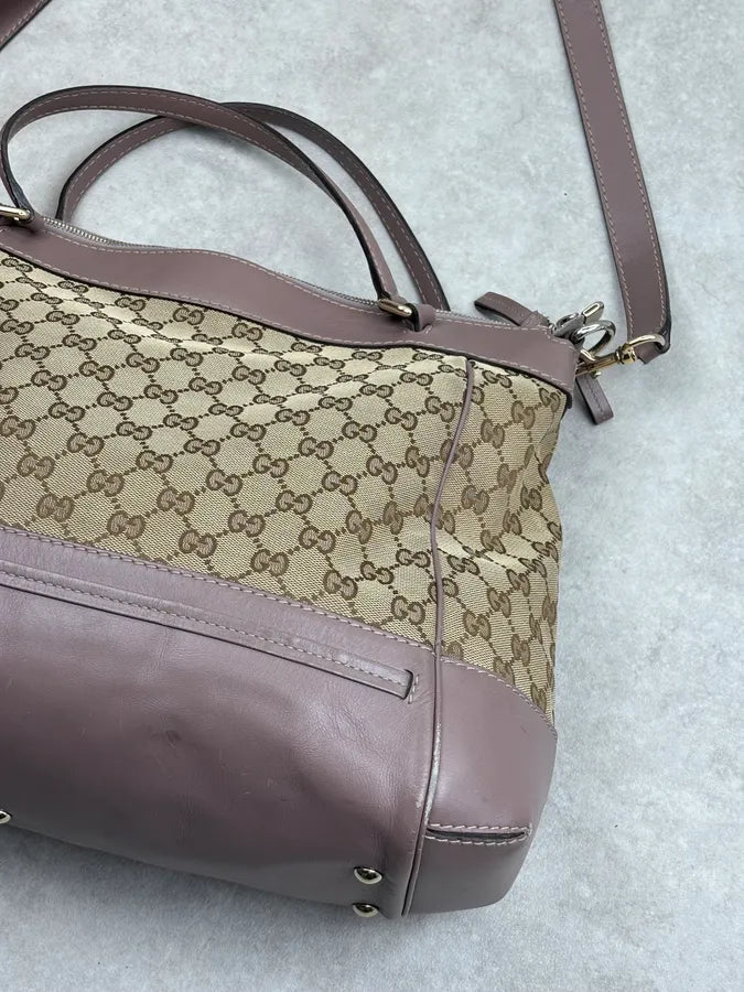 SS2011 Gucci Monogram Beige Abbey Bag by Frida Giannini lfrrnDl 7