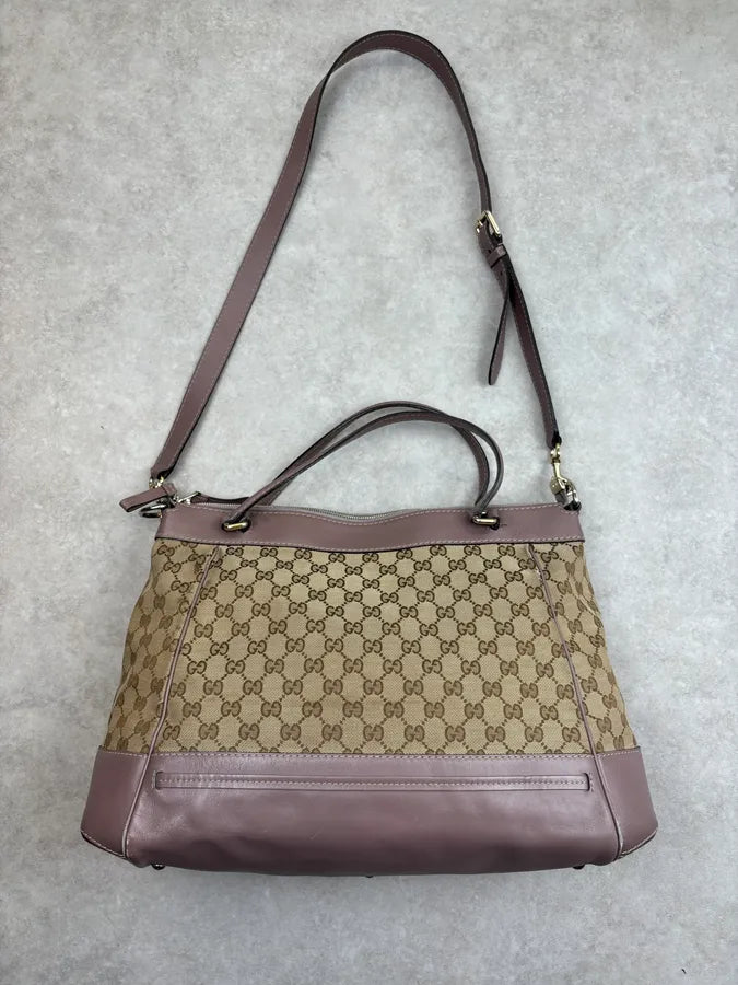 SS2011 Gucci Monogram Beige Abbey Bag by Frida Giannini lfrrnDl 11