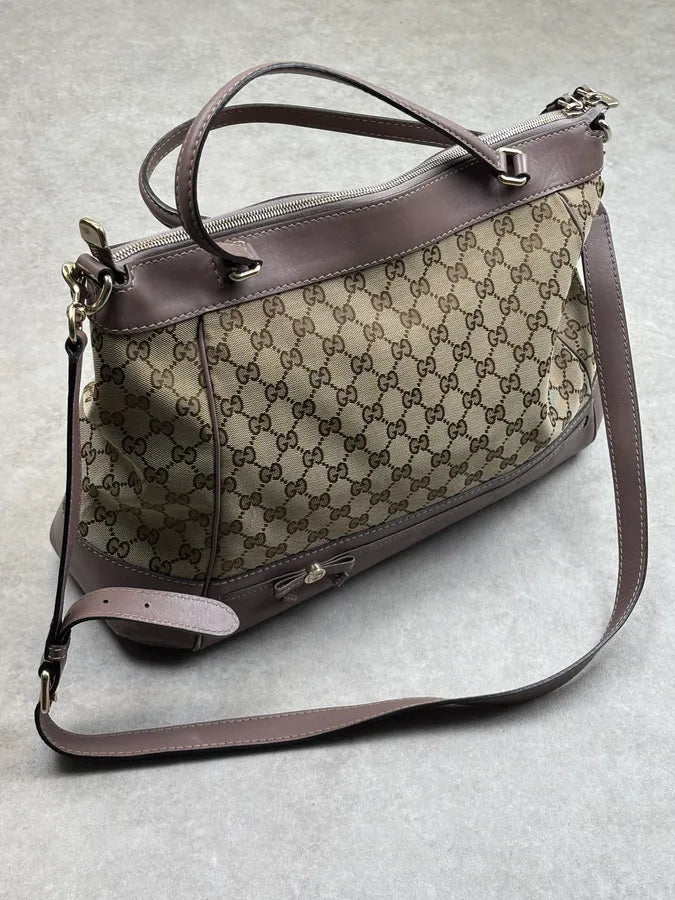 SS2011 Gucci Monogram Beige Abbey Bag by Frida Giannini lfrrnDl 0