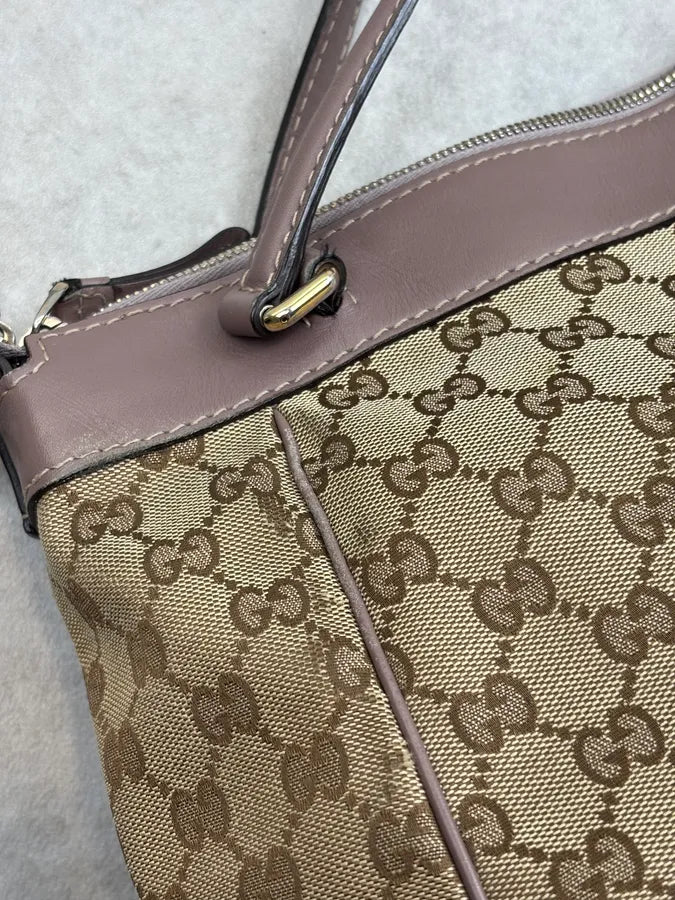 SS2011 Gucci Monogram Beige Abbey Bag by Frida Giannini lfrrnDl 14