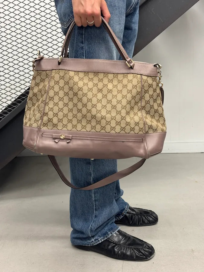 SS2011 Gucci Monogram Beige Abbey Bag by Frida Giannini lfrrnDl 2