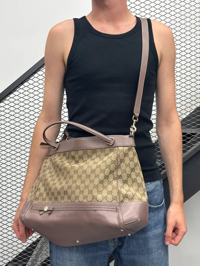 SS2011 Gucci Monogram Beige Abbey Bag by Frida Giannini lfrrnDl 3