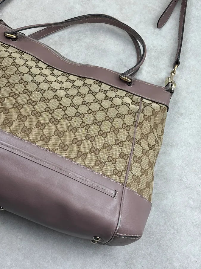 SS2011 Gucci Monogram Beige Abbey Bag by Frida Giannini lfrrnDl 10