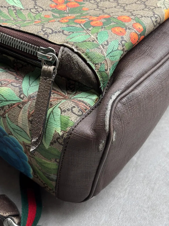 SS2016 Gucci Monogram Beige Flower Backpack by Alessandro Michele scZUgnP 16