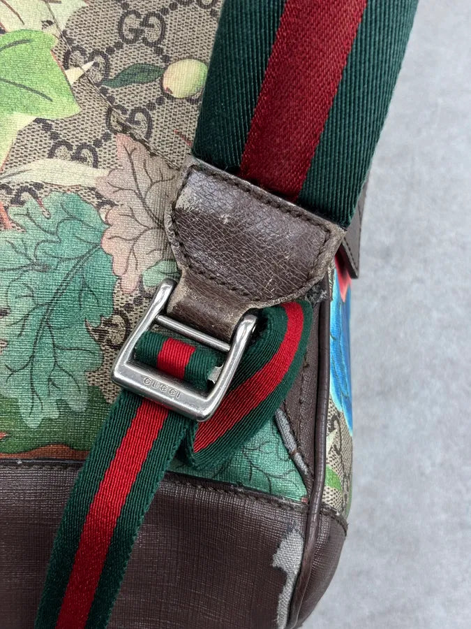 SS2016 Gucci Monogram Beige Flower Backpack by Alessandro Michele scZUgnP 13