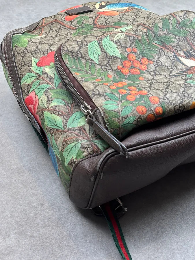 SS2016 Gucci Monogram Beige Flower Backpack by Alessandro Michele scZUgnP 7