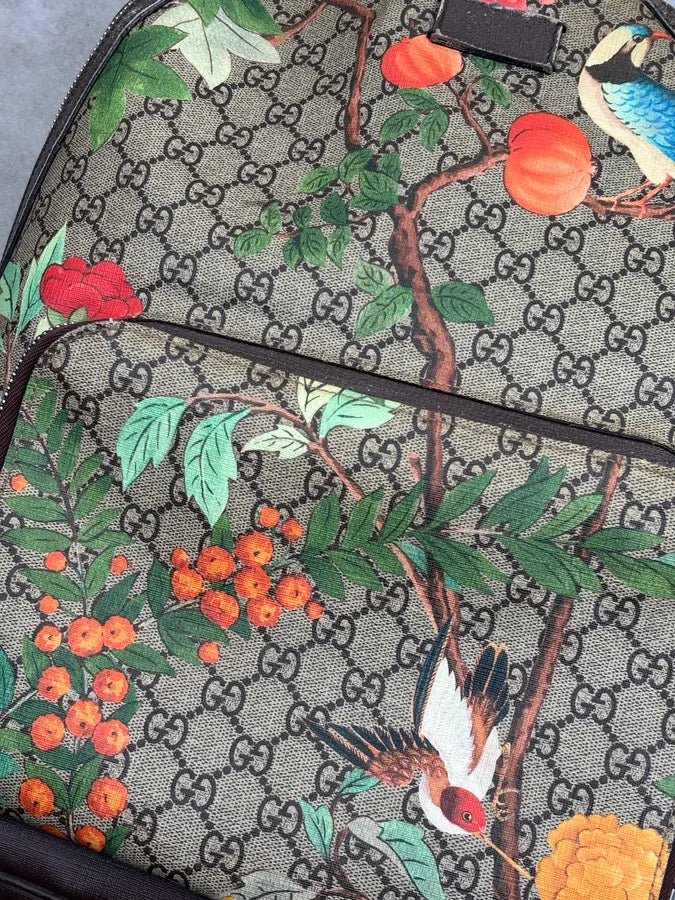 SS2016 Gucci Monogram Beige Flower Backpack by Alessandro Michele scZUgnP 6