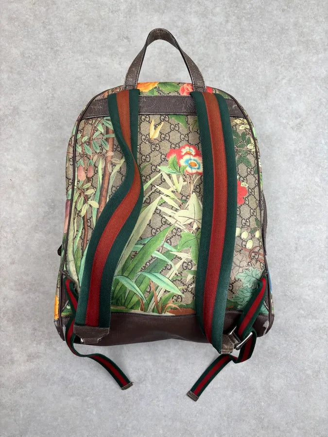 SS2016 Gucci Monogram Beige Flower Backpack by Alessandro Michele scZUgnP 10