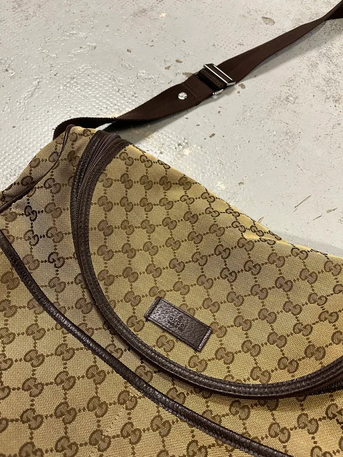 Gucci Monogram Beige Messenger Bag qphpoOI 2
