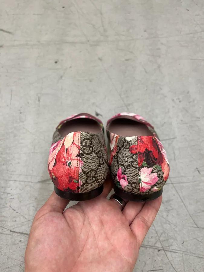Gucci Monogram Floral Multicolor Ballet Flats pOUIQio 6