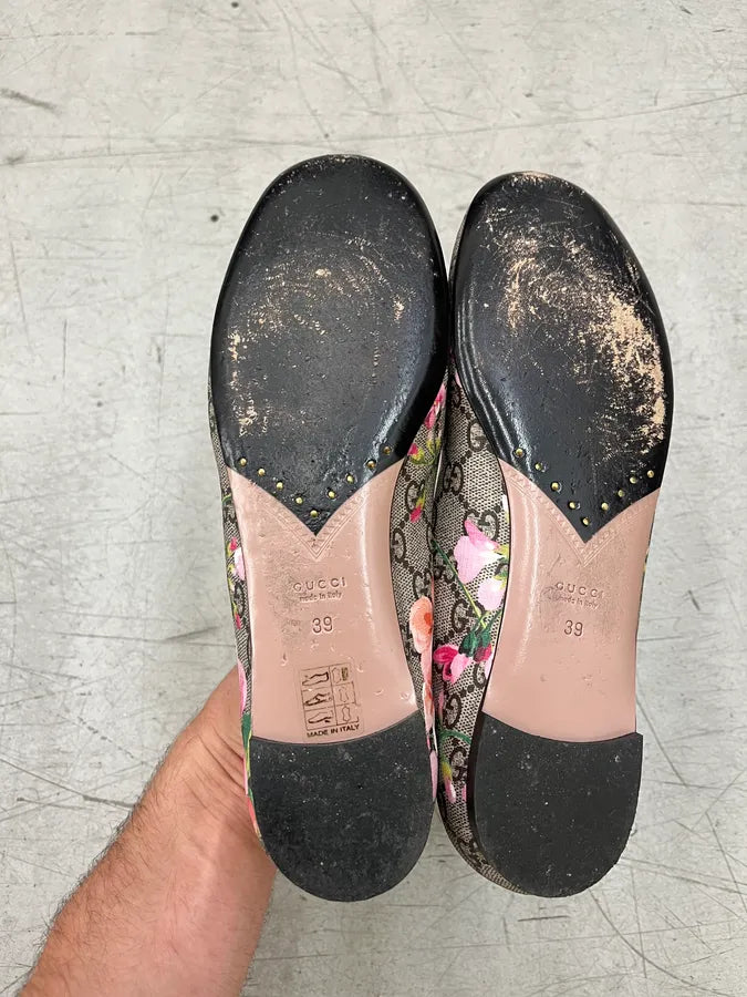 Gucci Monogram Floral Multicolor Ballet Flats pOUIQio 7