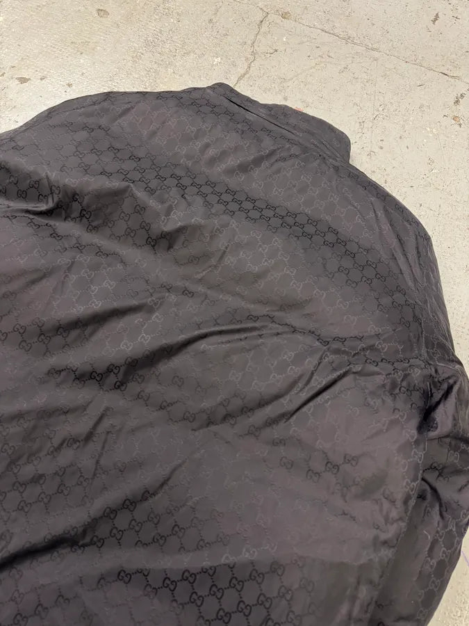 Gucci Monogram Reversible Black Puffer Jacket (L) 8