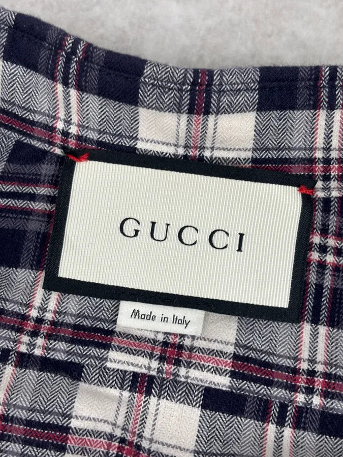 SS2016 Gucci Checkered Floral Shirt uzQzXuL 9