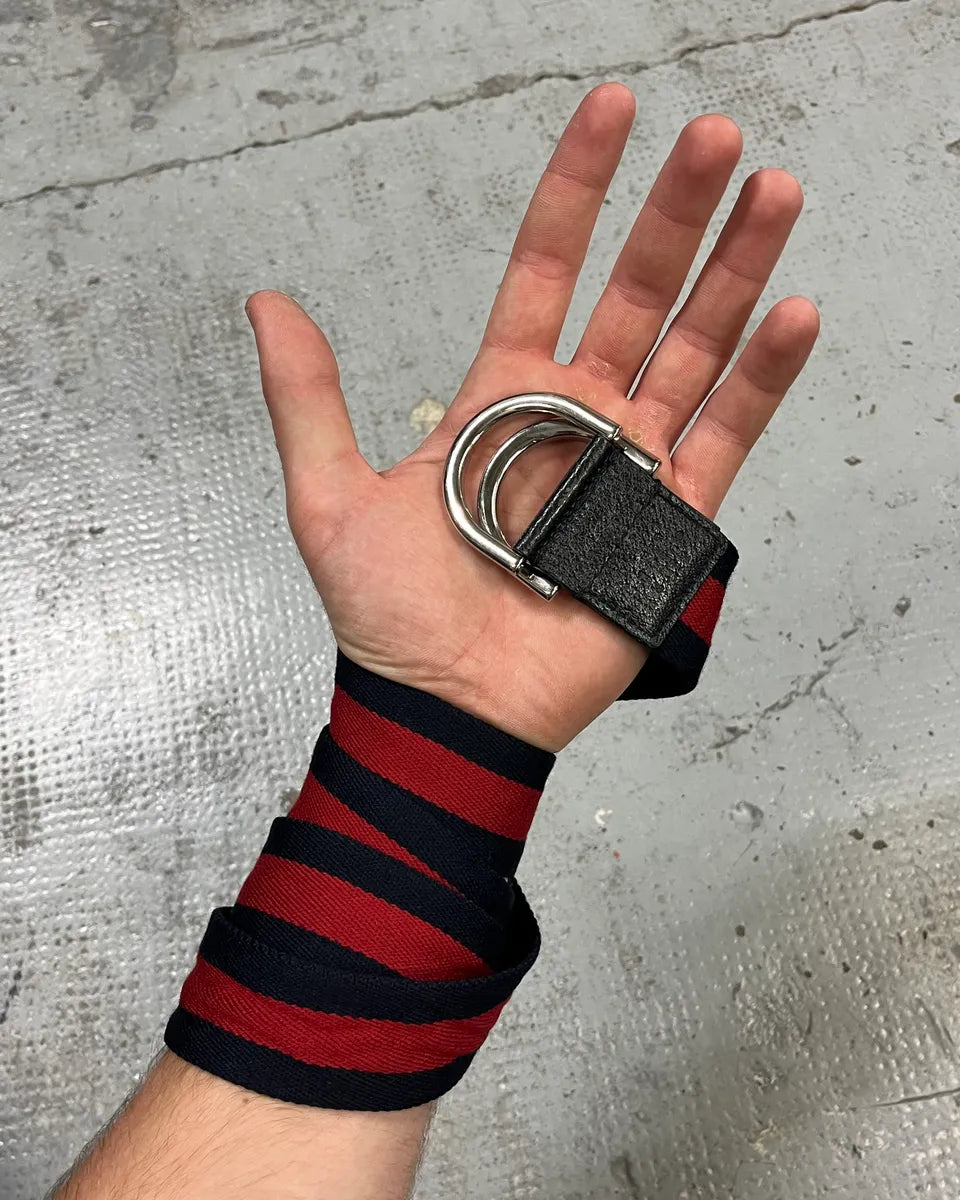 Gucci Navy & Red Canvas Belt  xVIMDiH 2