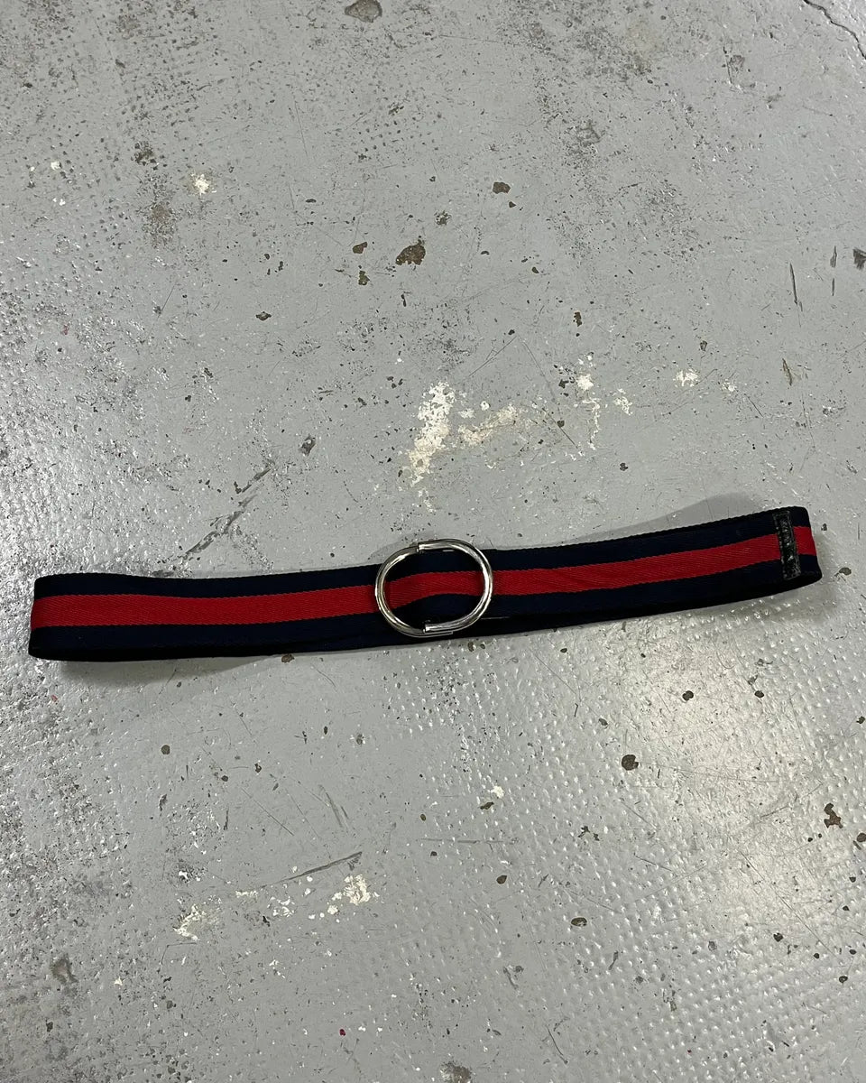 Gucci Navy & Red Canvas Belt  xVIMDiH 6