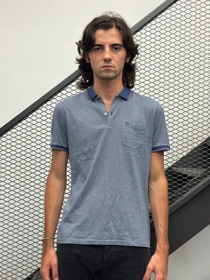 2010s Gucci Navy White Striped Polo by Frida Giannini pIlFixK 1