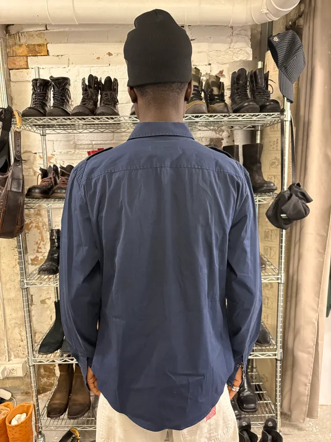 Gucci Navy Blue Signature Shirt xbwicky 2