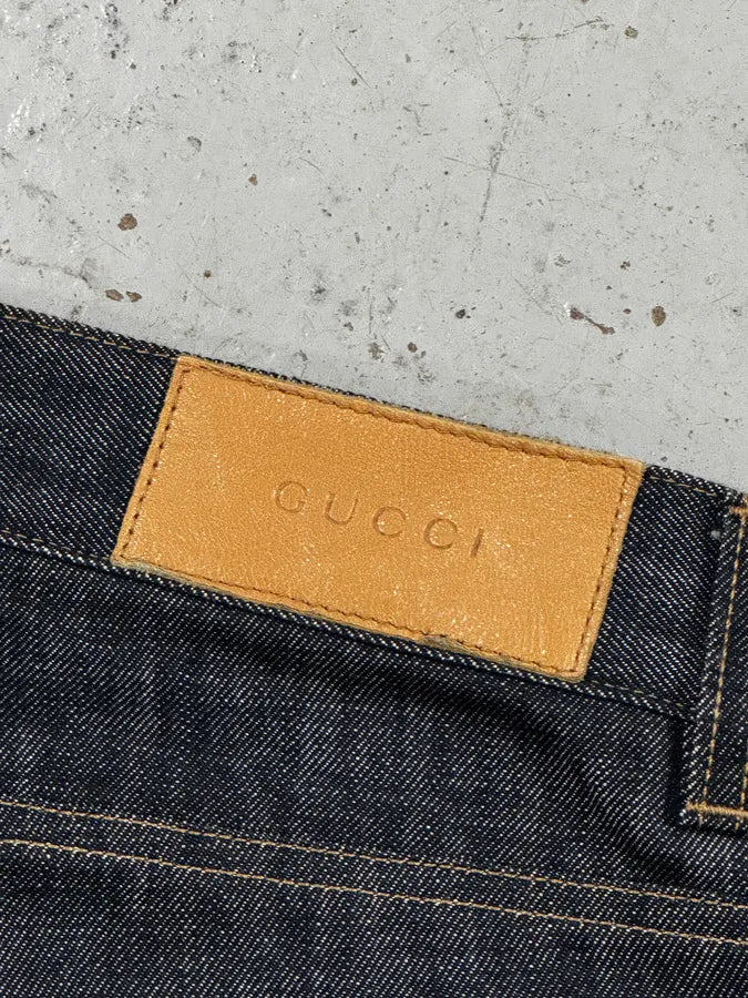 Gucci Navy Brut Classy Straight Jeans XlqBtHf 10
