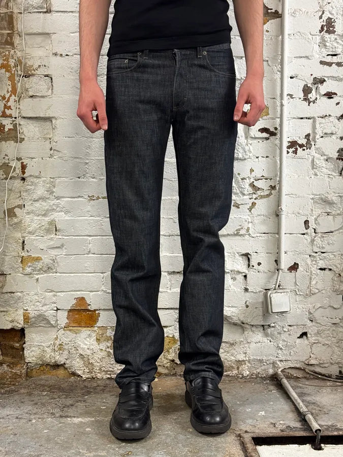 Gucci Navy Brut Classy Straight Jeans XlqBtHf 0