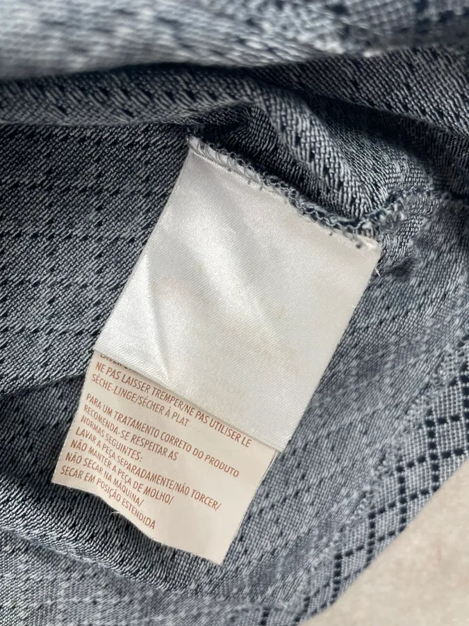 2010s Gucci Navy Diamond-Patterned Polo gIvfWil 8