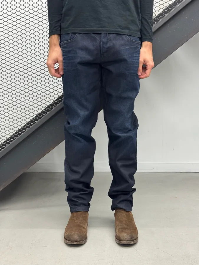 Gucci Navy Denim Faded Jeans xcagTKE 2