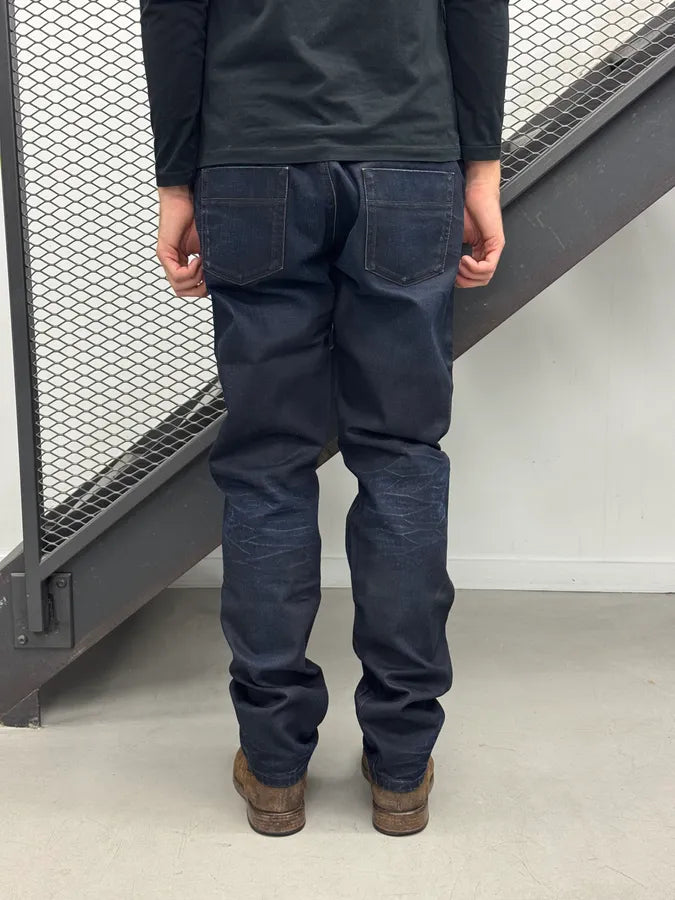 Gucci Navy Denim Faded Jeans xcagTKE 4