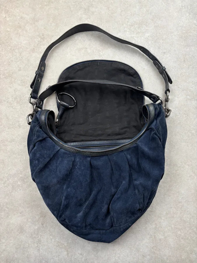 Gucci Navy Leather Hobo Shoulder Bag WJySjen 12