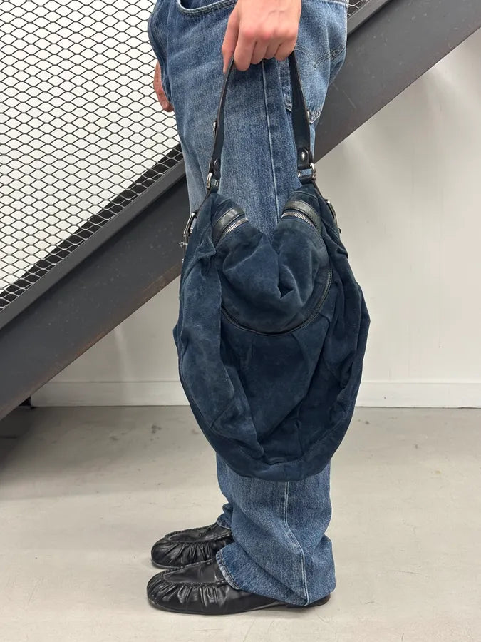 Gucci Navy Leather Hobo Shoulder Bag WJySjen 1