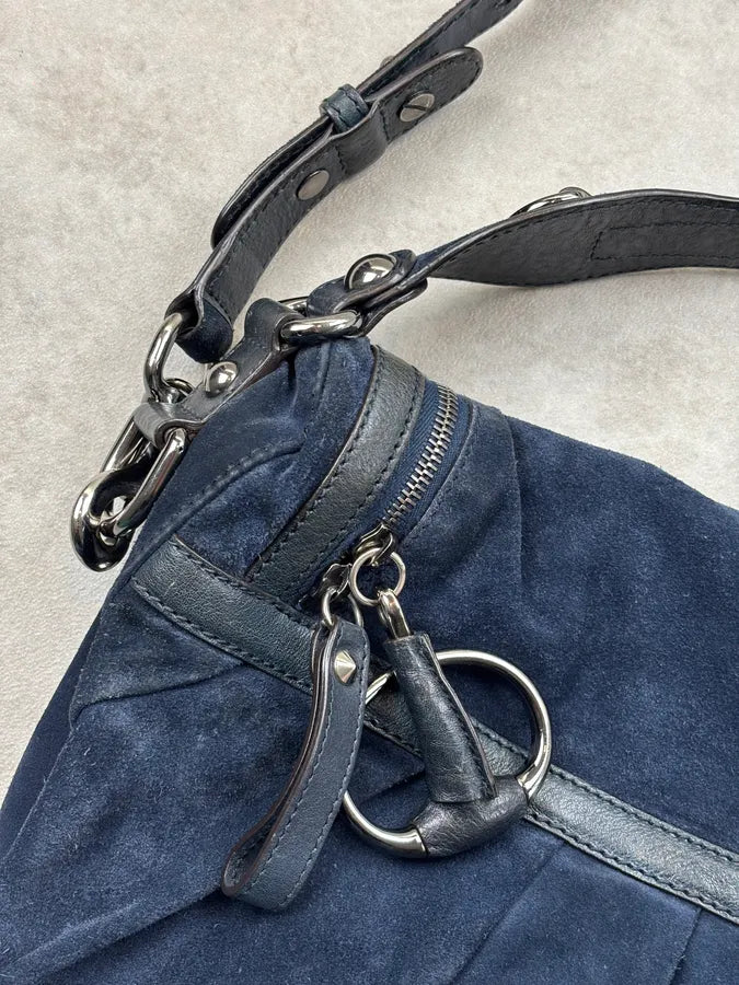Gucci Navy Leather Hobo Shoulder Bag WJySjen 10