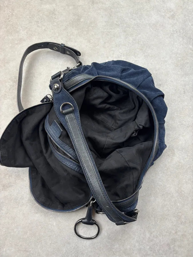 Gucci Navy Leather Hobo Shoulder Bag WJySjen 13