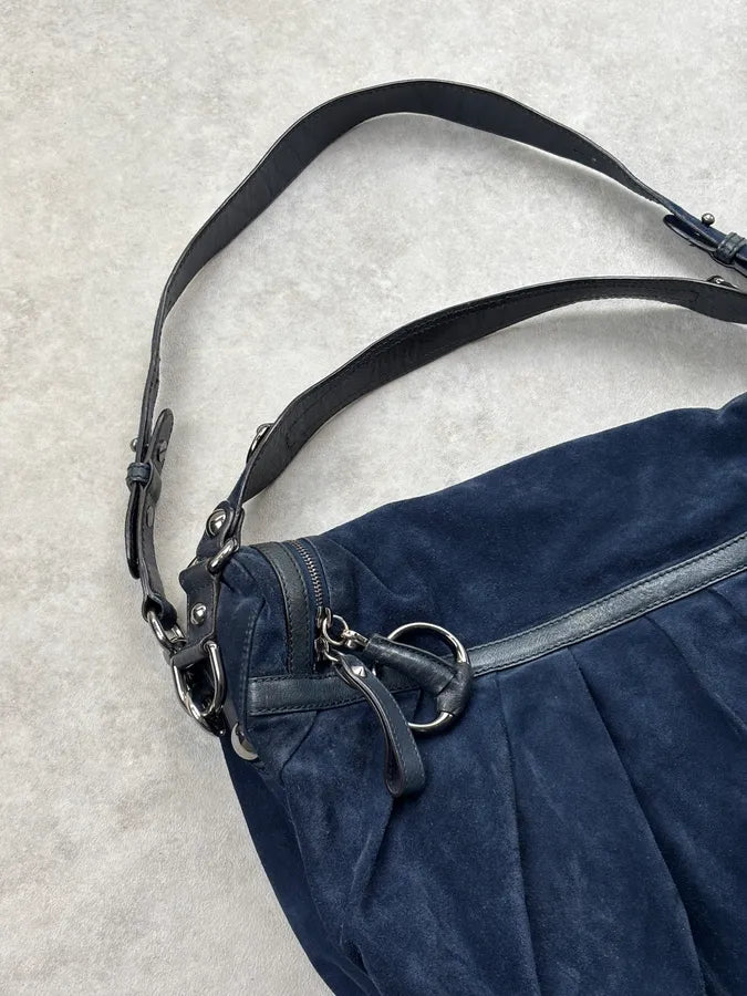 Gucci Navy Leather Hobo Shoulder Bag WJySjen 11