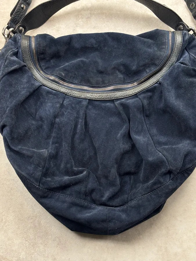 Gucci Navy Leather Hobo Shoulder Bag WJySjen 6