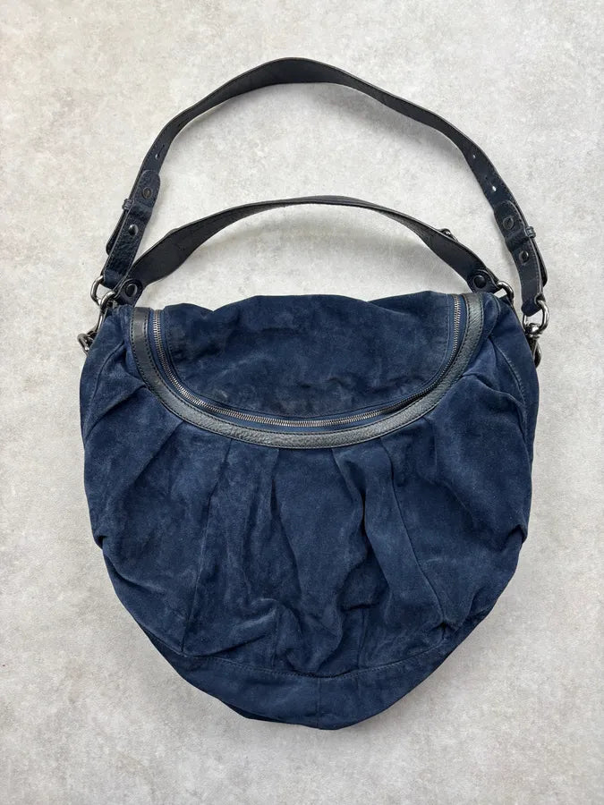 Gucci Navy Leather Hobo Shoulder Bag WJySjen 0