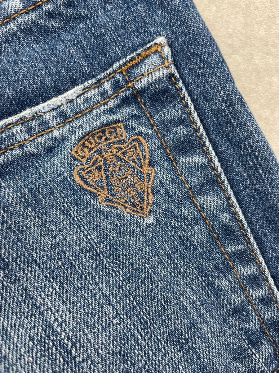 SS2007 Gucci Blue Slim Denim Jeans by Frida Giannini OnaTYTZ 3