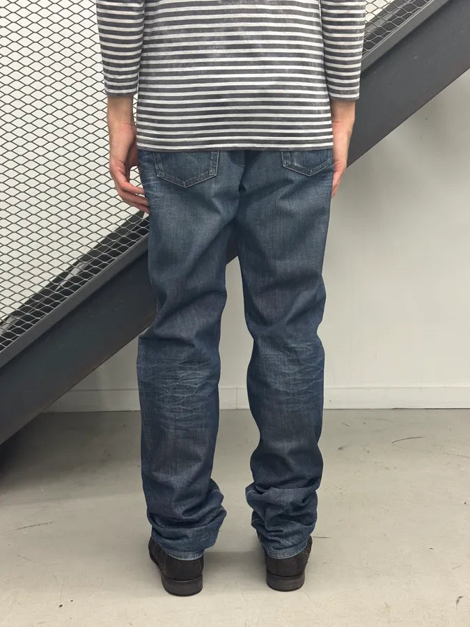 2010s Gucci Navy Denim Straight Leg Jeans aDoLBho 2