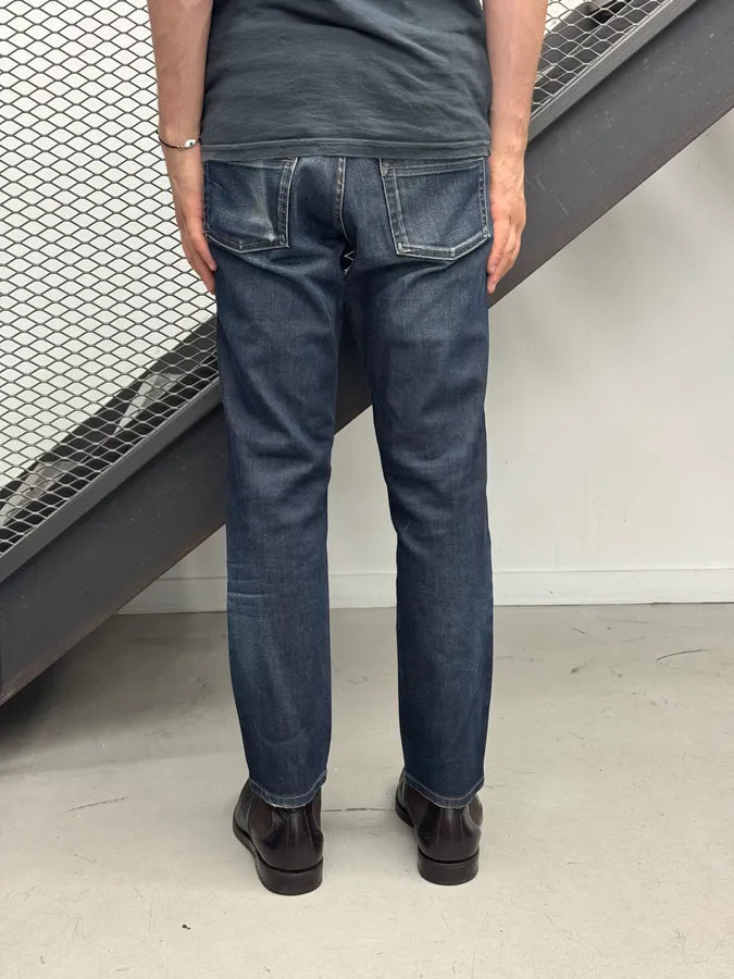 Gucci Navy Faded Slim Denim Jeans clfYvIo 3
