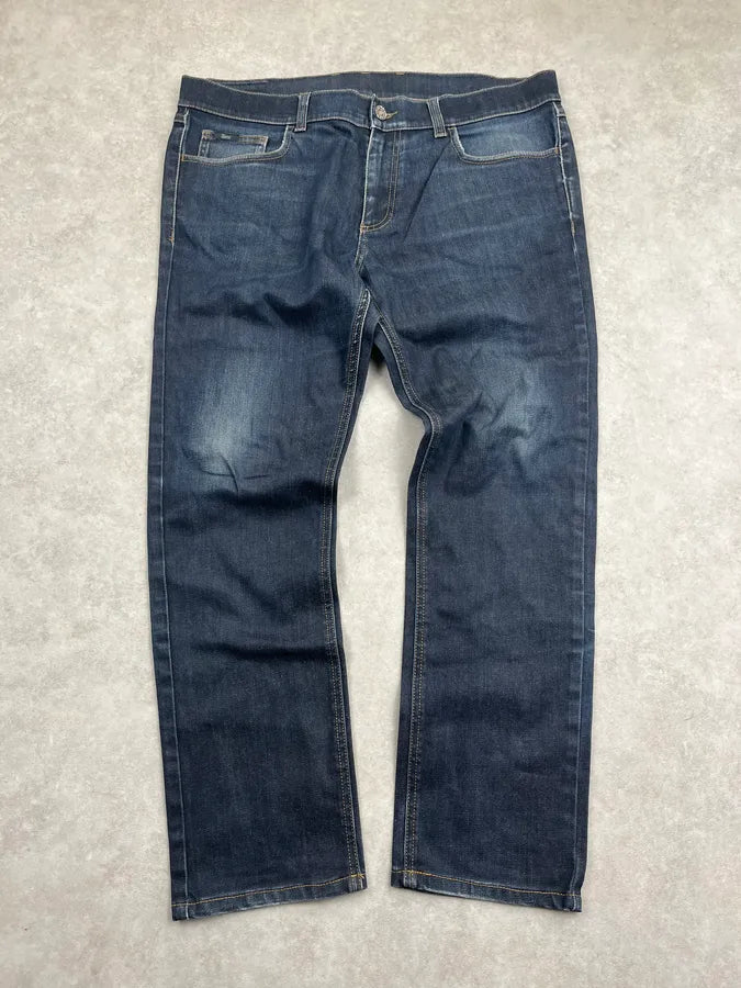 Gucci Navy Faded Slim Denim Jeans clfYvIo 0