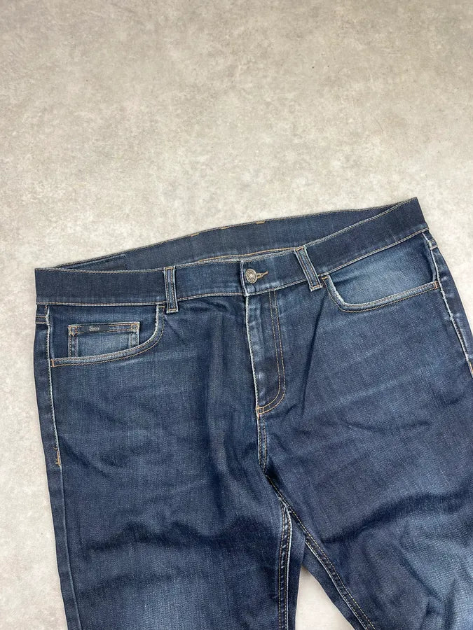 Gucci Navy Faded Slim Denim Jeans clfYvIo 5