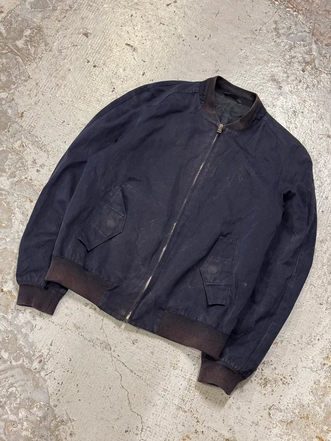 AW2009 Gucci Navy Light Bomber Jacket by Frida Giannini ZAcIFsH 4