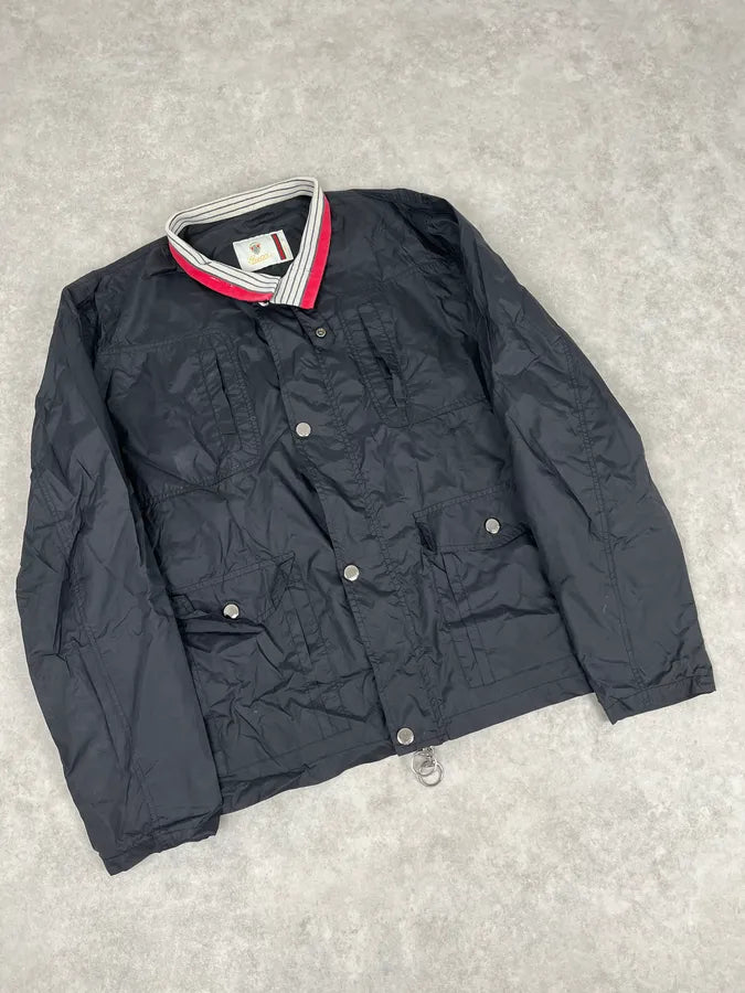 AW2007 Gucci Navy Multi Pockets Nylon Light Jacket by Frida Giannini amVevmL 3