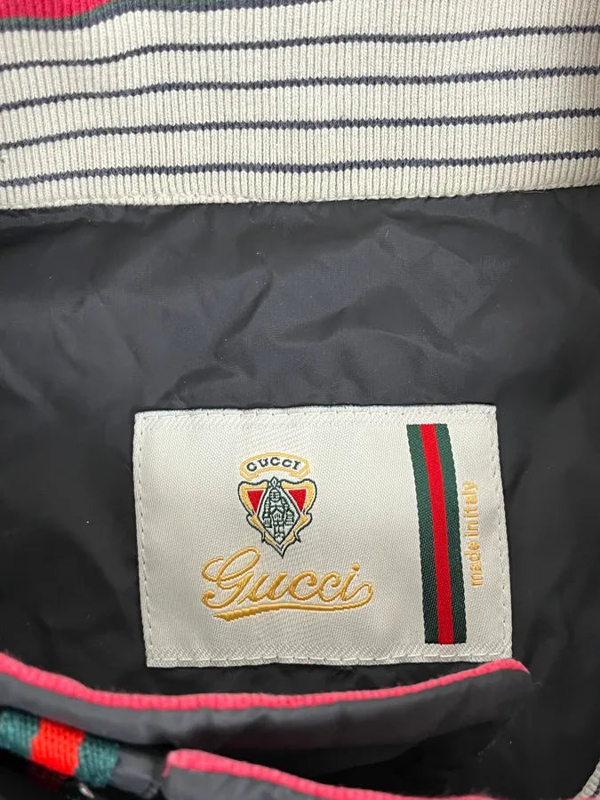 AW2007 Gucci Navy Multi Pockets Nylon Light Jacket by Frida Giannini amVevmL 9