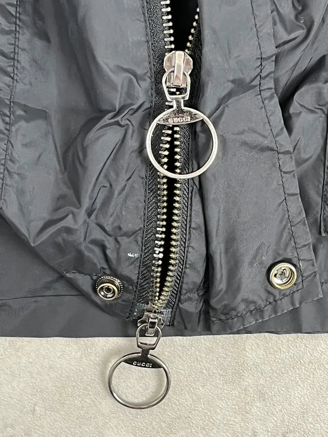 AW2007 Gucci Navy Multi Pockets Nylon Light Jacket by Frida Giannini amVevmL 13