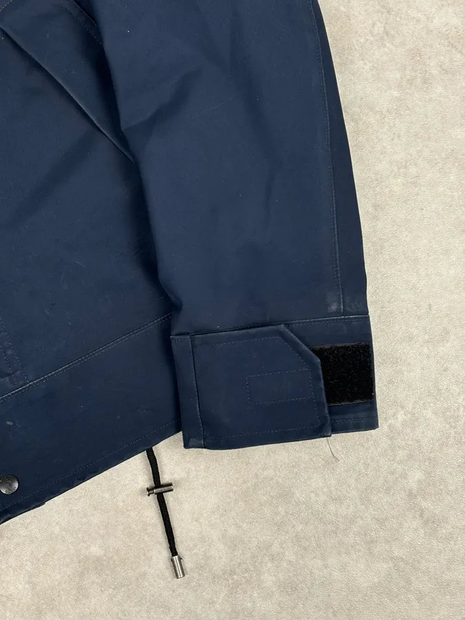 AW2014 Gucci Navy Nylon Hidden Hood Windbreaker Jacket WUrqSez 7
