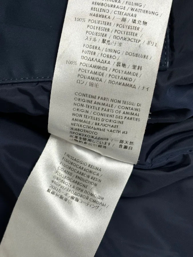 AW2014 Gucci Navy Nylon Hidden Hood Windbreaker Jacket WUrqSez 10