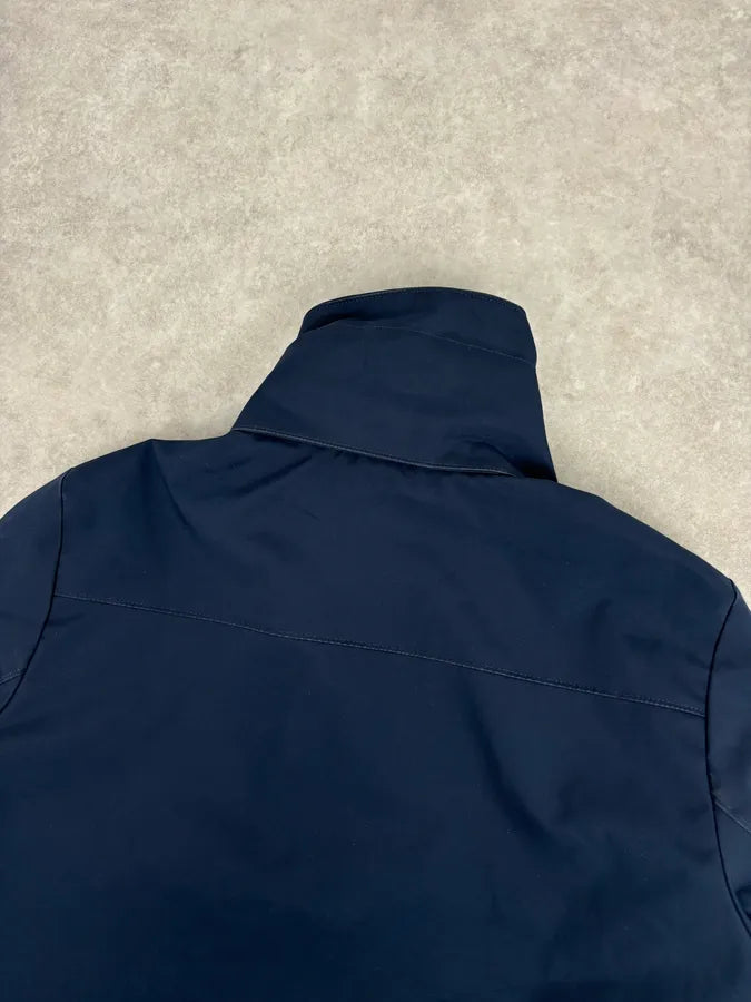 AW2014 Gucci Navy Nylon Hidden Hood Windbreaker Jacket WUrqSez 5