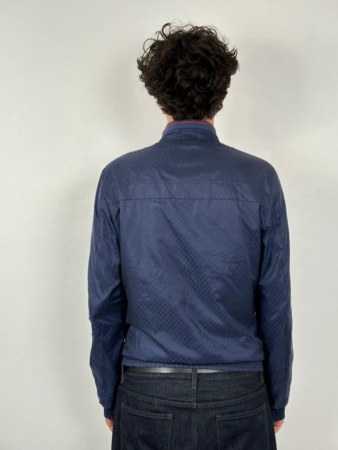 2010s Gucci Navy Nylon Monogram Light Jacket DTrfayi 2